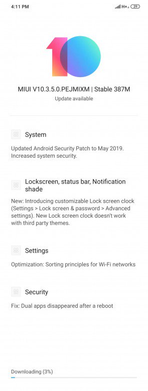 Для Pocophone F1 вышло обновление MIUI 10.3.5.0