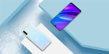 Изображения Xiaomi CC9 в интересном белом цвете