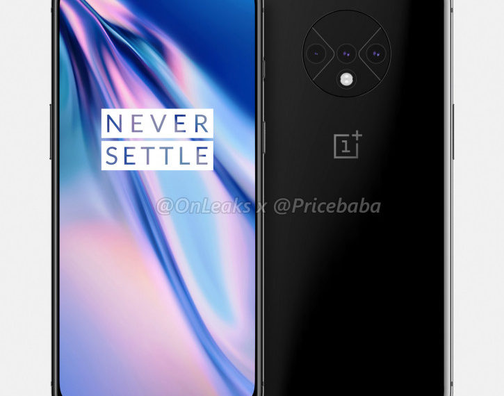 Рендеры OnePlus 7T с круглой тройной камерой
