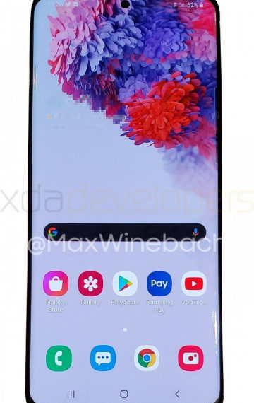 Первые фото нового Samsung Galaxy S20+ 5G
